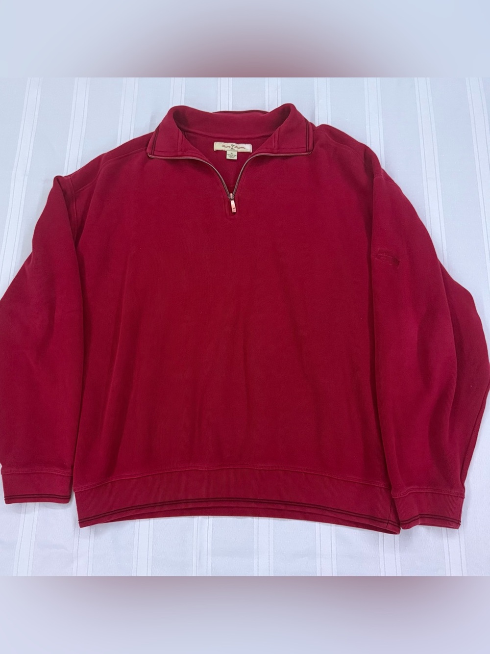 Men’s Vintage Tommy Bahama Quarter-Zip (Size XL)